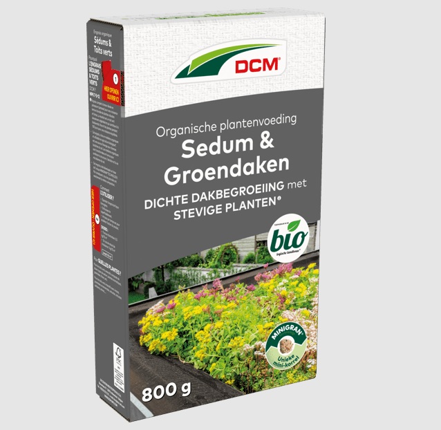 Meststof sedum en groendaken 800g