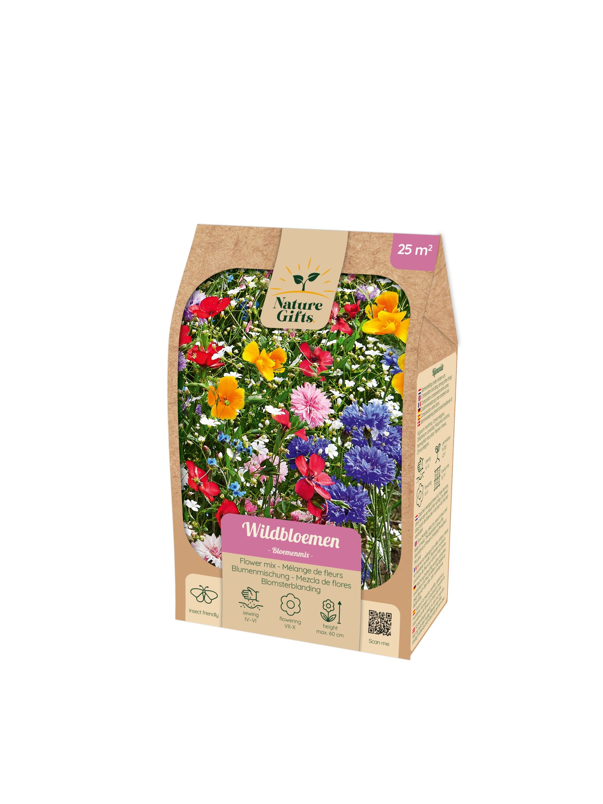 Bloemenmengsel wildbloemenweide 25m2