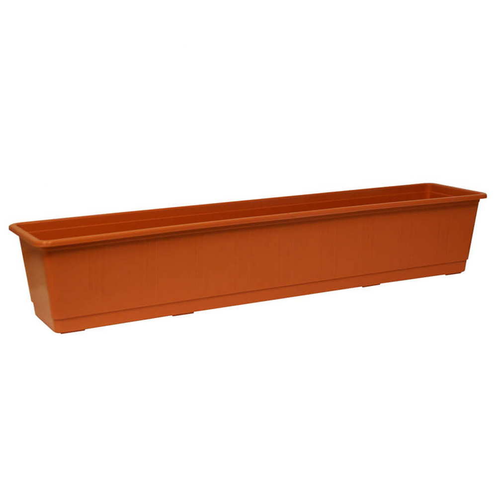Balkonbak standard 14.5x80cm terra