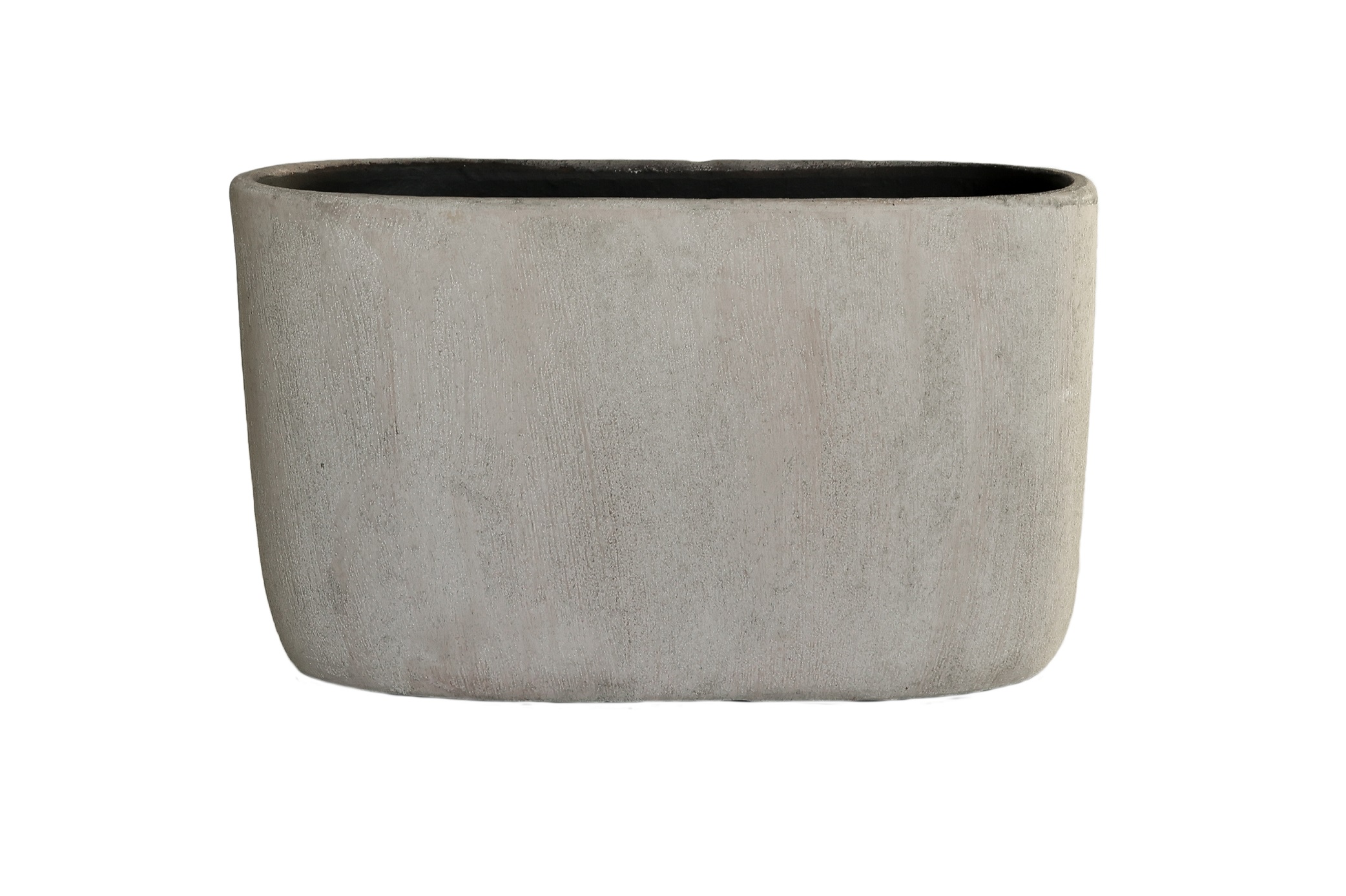 Pot murcia ovaal l37d14h20cm grijs
