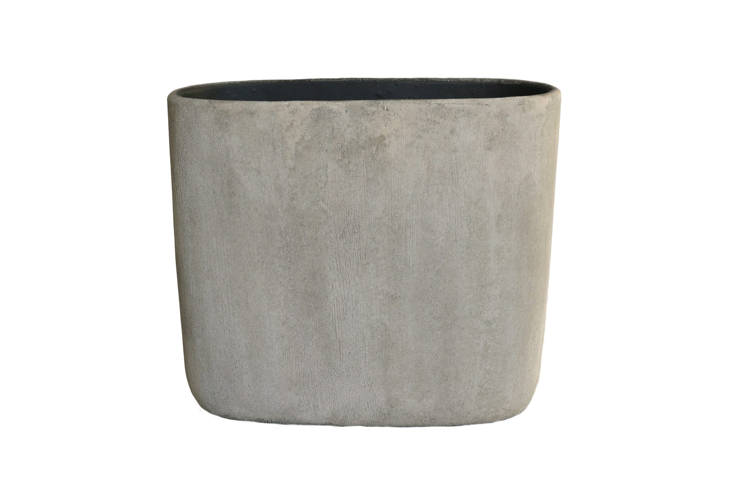 Pot murcia ovaal l37d14h30cm grijs