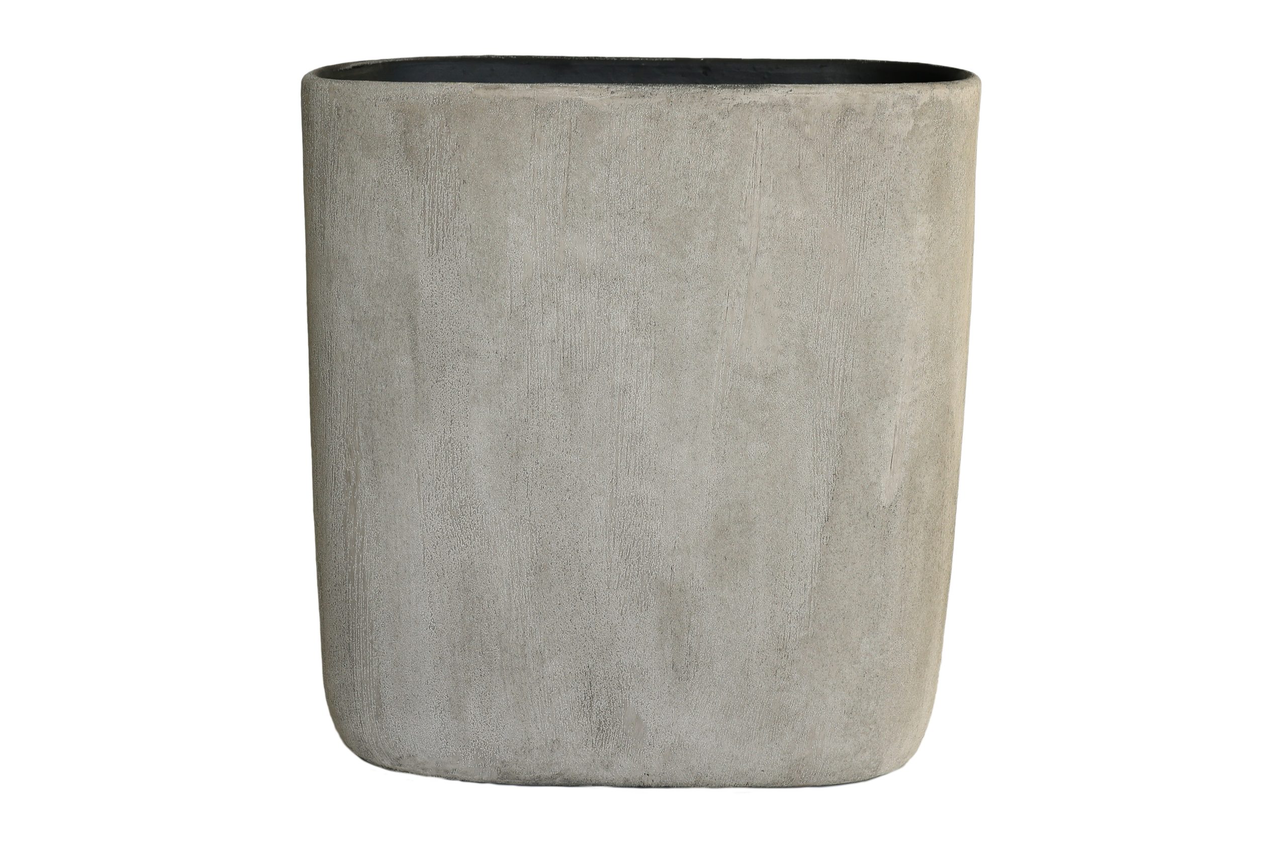 Pot murcia ovaal l37d14h38cm grijs