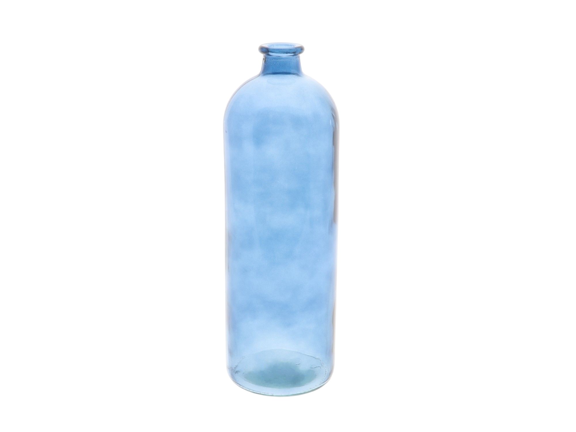 Fles dawn glas blauw