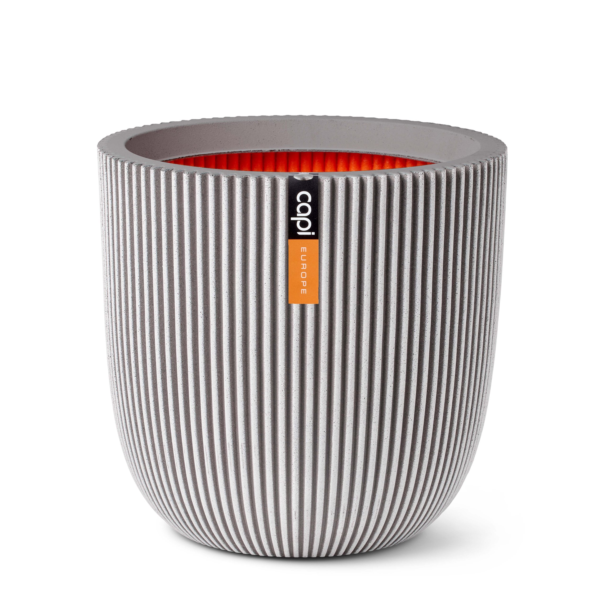 Pot bol groove d43h41cm ivoor