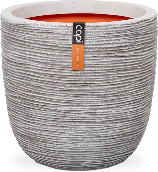 Pot bol rib d35h34cm ivoor