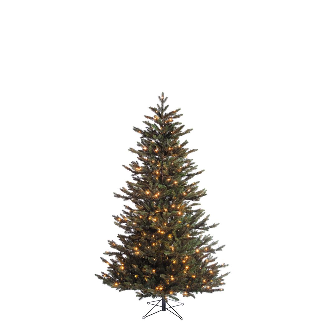 384745-Black Box Trees Macallan kunstkerstboom groen 155 cm met 168 LED