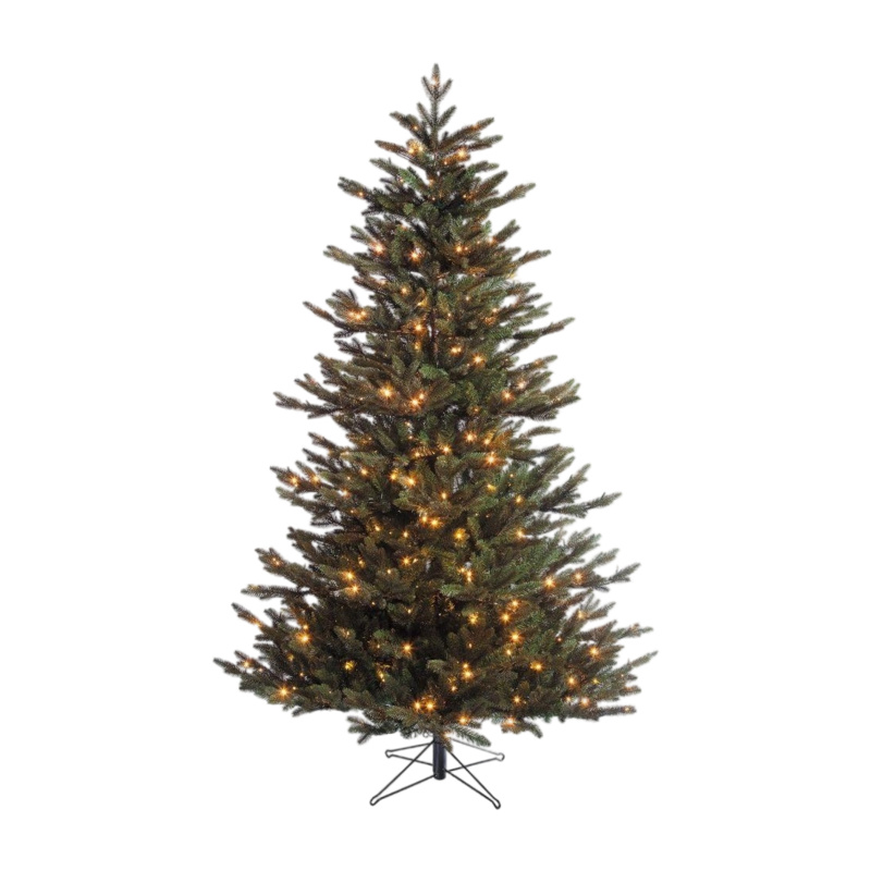 384747-Black Box Trees Macallan kunstkerstboom groen 215 cm met 384 LED